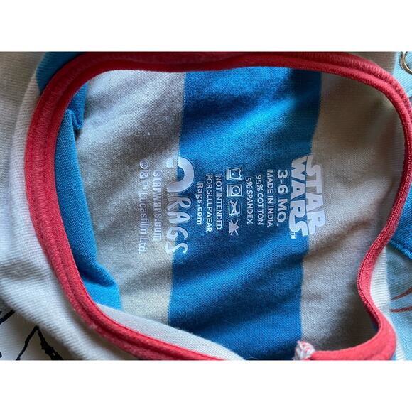 Rags Star Wars Stormtrooper Sleeveless Romper- 3-6m - Picture 4 of 4